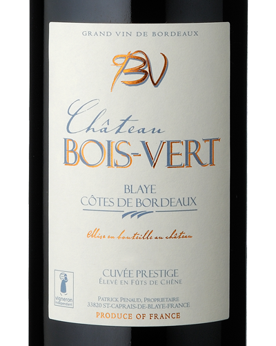 img Château Bois Vert Cuvée Prestige - Blaye Côtes de Bordeaux